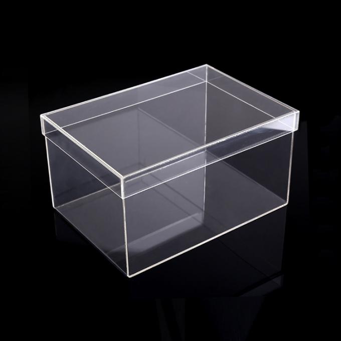 Bezbarwny akrylowo-ekspozycyjny prezentowy prezent butów box.jpg