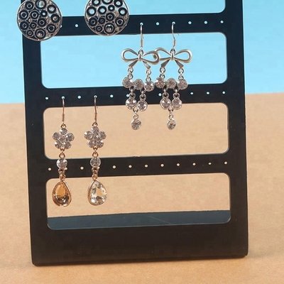 3mm akrylowa biżuteria wyświetlacz akrylowy makijaż biżuteria kolczyk uchwyt wyświetlacz Crystal polerowanie