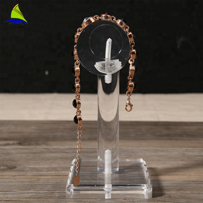 T Bar Biżuteria akrylowa Organizer Bransoletka Crystal Clear Akrylowa Biżuteria Stojaki