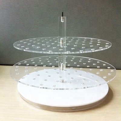 Ekologiczny uchwyt na biżuterię akrylowy 3mm Crystal Polerowanie