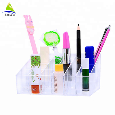 3mm wielofunkcyjny akrylowy organizer kosmetyczny 1 szuflada z 24 przegródkami