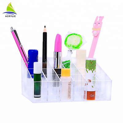 3mm wielofunkcyjny akrylowy organizer kosmetyczny 1 szuflada z 24 przegródkami