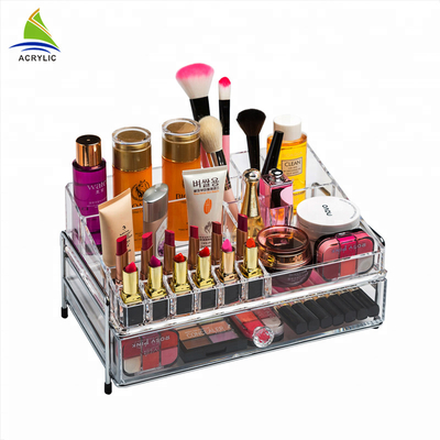 Wspaniały organizer do kabin Perfume Boxes Biżuteria, akrylowy wyświetlacz kosmetyczny