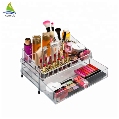 Wspaniały organizer do kabin Perfume Boxes Biżuteria, akrylowy wyświetlacz kosmetyczny