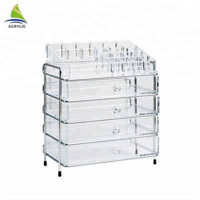 Mały plastikowy makijaż Regulowany wielofunkcyjny akrylowy Kosmetyczny / make up Organizer