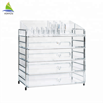Mały plastikowy makijaż Regulowany wielofunkcyjny akrylowy Kosmetyczny / make up Organizer
