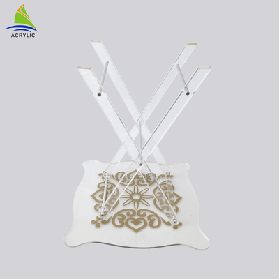 Deluxe Drukowanie Salon Stolik / Wysoki Clear Stolik do salonu