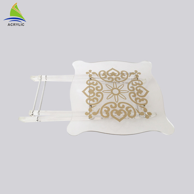 Deluxe Drukowanie Salon Stolik / Wysoki Clear Stolik do salonu
