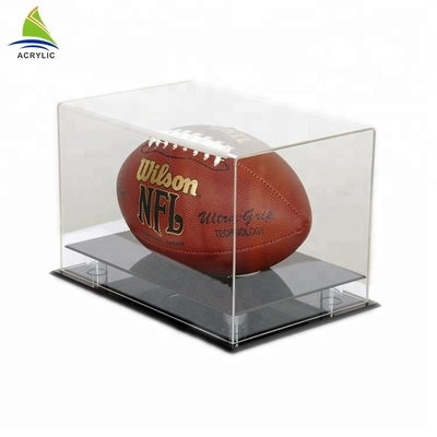 Duże pudełko akrylowe Plexiglass akrylowe piłki nożnej Game Gablocie