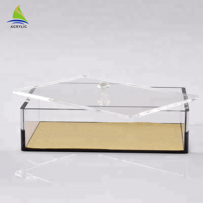 Eco - Friendly Perspex Sliding Lid Display Extension Clear Akrylowe pudełka na kostki