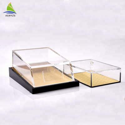 Eco - Friendly Perspex Sliding Lid Display Extension Clear Akrylowe pudełka na kostki