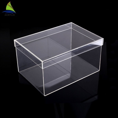 Prezentacja Przezroczysty akrylowy schowek, grawerowane logo Custom Acrylic Box Display