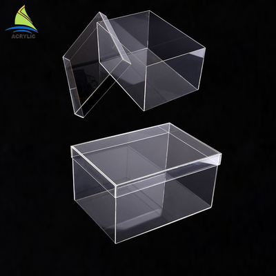 Prezentacja Przezroczysty akrylowy schowek, grawerowane logo Custom Acrylic Box Display