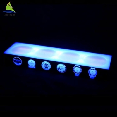 Nowoczesny design przezroczysty wyświetlacz LED butelka Led akrylowy stojak na butelkę wina