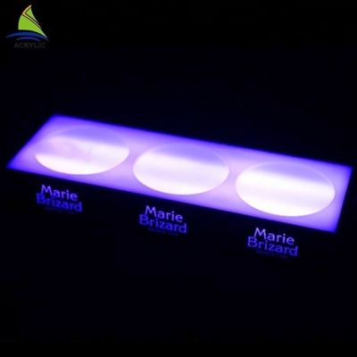 Nowoczesny design przezroczysty wyświetlacz LED butelka Led akrylowy stojak na butelkę wina