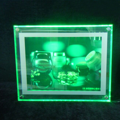 Wyczyść ściany akrylowe Led Light Box Zarejestruj pokładzie Akrylowe reklamy pole świetlne