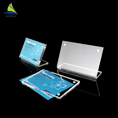 Custom Counter Top Clear Mounted Office Table Akrylowa tablica reklamowa kwadratowy