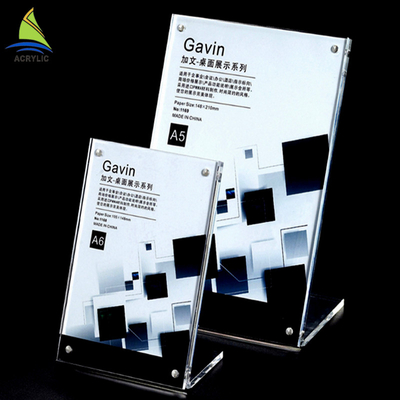 Custom Counter Top Clear Mounted Office Table Akrylowa tablica reklamowa kwadratowy