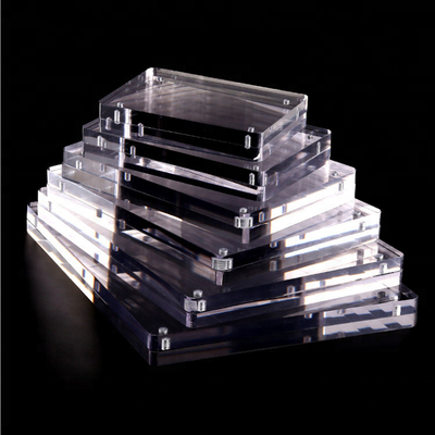 Komercyjne Custom Clear 2-stronne akrylowe 2x3 Ramki do zdjęć 3x4 ramki na zdjęcia