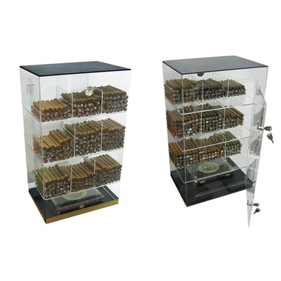 6mm Akrylowe blaty ekspozycyjne Humidor Akrylowe cygarowe szafki ekspozycyjne