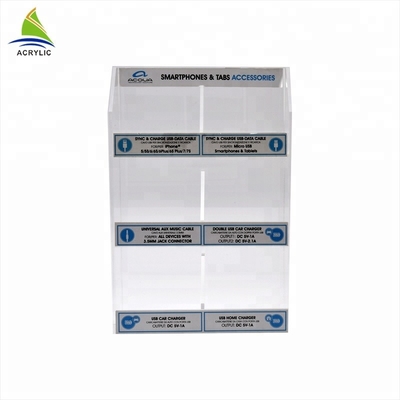 Home Office Storage Custom Acrylic display shelf Grubość 3mm