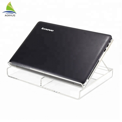 Dostosowany wyświetlacz sklepu akrylowego Fashion Design Clear Desktop Akrylowy stojak na laptopa