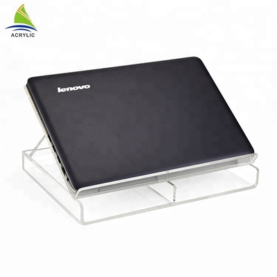 Dostosowany wyświetlacz sklepu akrylowego Fashion Design Clear Desktop Akrylowy stojak na laptopa