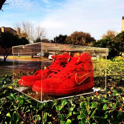 Promocyjne duże akrylowe pudełko na tenisówki / stojaki akrylowe Nike