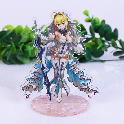 Niestandardowy akrylowy stojak na blat Standee Anime Rysunek akrylowy brelok z nadrukiem