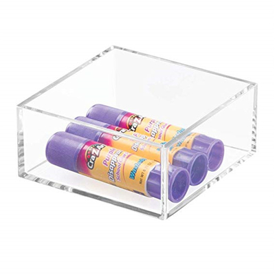 Indywidualne przezroczyste akrylowe uchwyty na broszury 4x6 Lucite / samoprzylepny uchwyt na papier